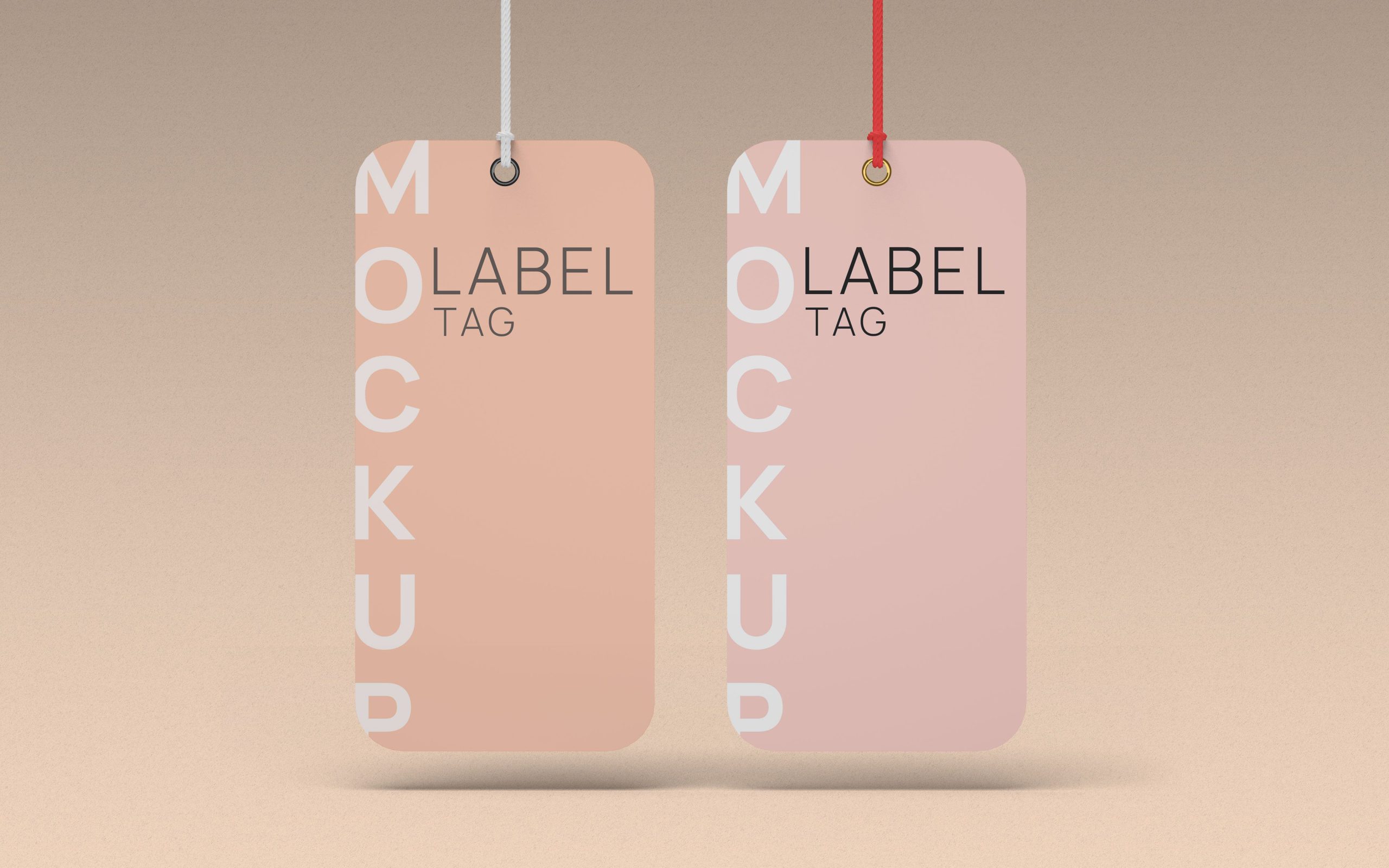 Clothes Label Tag Mockup